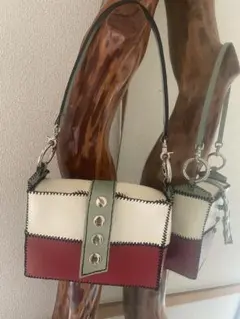 レザー ハンドメイド ハンドバッグ