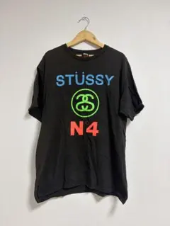 Stussy N4 Tシャツ ブラック Mサイズ
