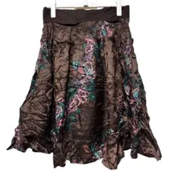 かわいい❣️フレアスカート【M】MNG フラワープリント 花柄スカート