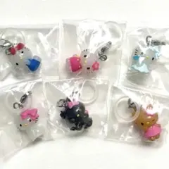 【24時間以内匿名発送】ハローキティめじるしアクセサリー コンプリート　6種類