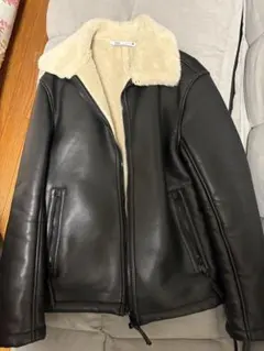 ZARA ボア　ライダース　完売品　メンズ