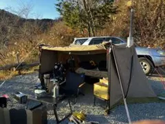 テンマクデザイン 炎幕DX Ver2＋炎幕の前幕 セット 中古 テンマクデザイン 炎幕DX Ver.2/炎幕の前幕(セット)希少/2024