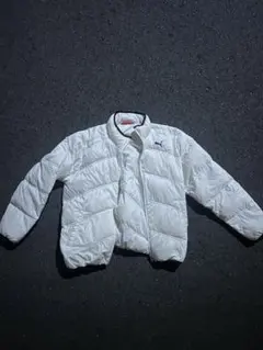 PUMAプーマ 軽量 保温性 ロゴ刺繍 キルティング ダウンジャケット M