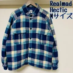 realmad HECTIC コットン　シャツ　ジャケット　キルティング　M