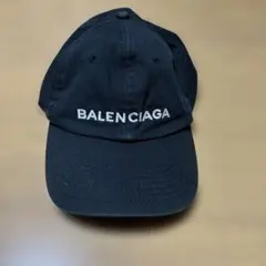 ✨超美✨BALENCIAGA キャップ L58 ロゴ 浅め マジックテープ 黒 - メルカリ
