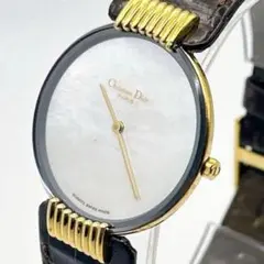 希少◎ディオール 腕時計 レディース 稼働品 バギラ ホワイトシェル スイス製のサムネイル