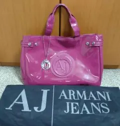 Armani Jeans ピンク ハンドバッグ
