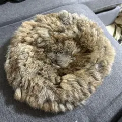 リアルファー ベレー帽