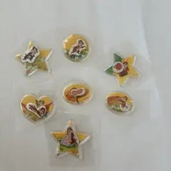 チップとデール キャラクターシール ぷくぷく