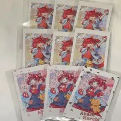 CR fes CRフェス チェキ 赤見かるび ノーマル8枚 箔押し1枚