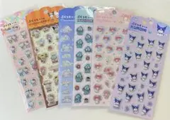 【正規品】サンリオ　ぷくっとシール　6点セット