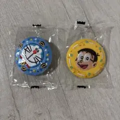 【新品】ドラえもん　刺繍チャーム　ドラえもん＆のび太　2点セット