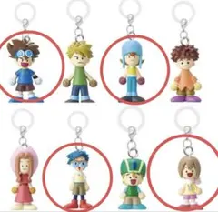 デジモン　アドベンチャー　めじるしアクセサリー２　4点セット　ガチャ