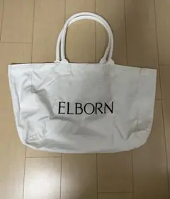 ELBORN ホワイト トートバッグ