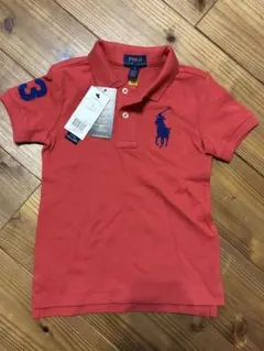 【新品タグ付】POLO Ralph Lauren キッズ 3T 赤 ビッグポニー