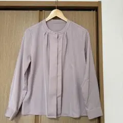 m.f.editorial 長袖ブラウス スタンドカラーのサムネイル