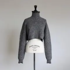 Gypsohila GPG-535 Cropped High Neck Knit