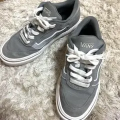 【美品】VANS バンズ スニーカー グレー 24.5cm ローカットのサムネイル