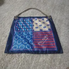 スカーフ生地バッグ