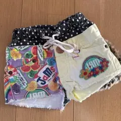 【美品】jam ジャム マスコット付きショートパンツ ベビー　90