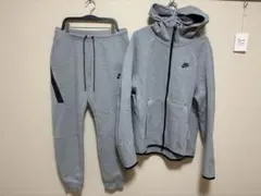 NIKE テックフリース セットアップ グレー 上L 下M