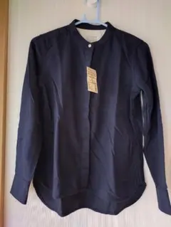無印良品　フランネルシャツスタンドカラーシャツ Sサイズ