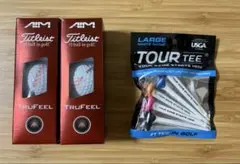Titleist TRUFEEL 2スリーブ 、TOUR TEE セットのサムネイル