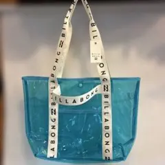 新作Billabong クリアトートバッグ ブルーのサムネイル