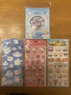 ロ*ン様 【正規品】サンリオ　マシュマロステッカー　カプセルステッカー　4枚セッ