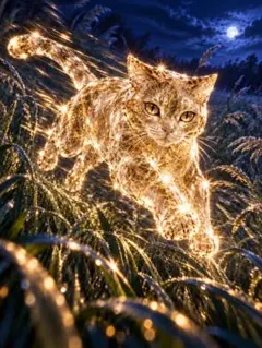 猫 デジタルアート 写真 L版