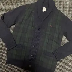 arnold palmer timeless カーディガン グリーンチェック