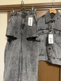 JIMWAG boa boa blouson pants セットアップ ベージュ - メルカリ