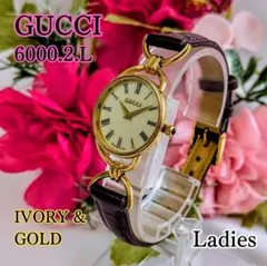 良品 GUCCIレディース腕時計シルバー＆ホワイト 129.5ユープレイ 伊太利 GUCCI - 良品 GUCCIレディース腕時計シルバー＆ホワイト 129.5