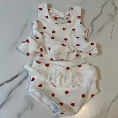 cottoli バースデイ 水着 ハート 90cm