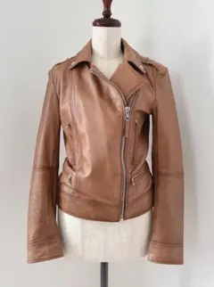 ✨ マッシモドゥッティ（Massimo Dutti） の羊革ライダース