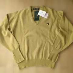 Lyle & Scott Vネックニット Ancient Gold