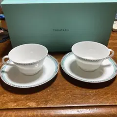 Tiffany & Co.□ブルーボックスボウル ペア2個セット 箱・カード付き