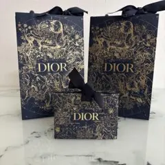 DIOR ショップ袋 ショッパー 3点セットのサムネイル