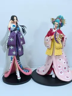 一番くじ　ワンピース　華ノ幕　ハンコック　小紫　フィギュア　１番くじ