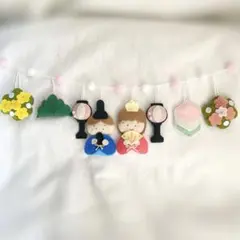 ひなまつり　ひな飾り　お雛様　ガーランド　雛飾り インテリア