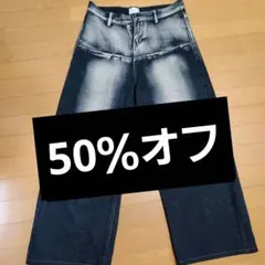 WHO'S WHO gallery デニム ワイド ブリーチ　定価1万→3100のサムネイル