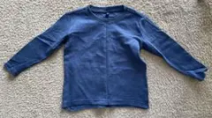 UNIQLO 長袖カットソー 110 ダークブルー