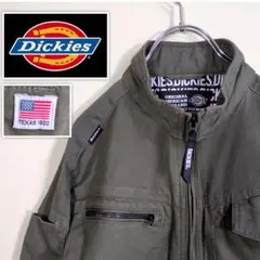 Dickies　ディッキーズ　デニム調生地　ジャケット　フルジップ　USA国旗