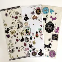 【匿名配送】シール 3シートセット売り 開封使用済み シール手帳 シール帳