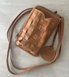 【最終値下げ】ズッケロ フィラート レザー ショルダー バッグ スマホショルダー