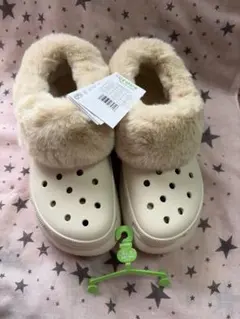 クロックス　ファー エバー クラッシュ crocs 25cm 新品　Bone