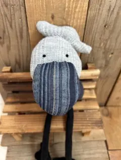 ハシビロコウ　B0002｜世界にひとりだけのハンドメイドぬいぐるみ ハシビロコウ B0002｜世界にひとりだけのハンドメイドぬいぐるみ
