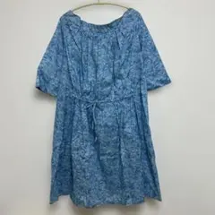 adieu tristesse リバティ シャツワンピース タックプリーツ 花柄