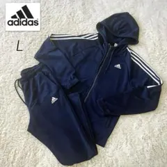 adidas アディダス セットアップ　ジャージ　上下セット　L フーディー
