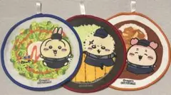 ［3枚セット］松屋コラボ　ちいかわ　ハンドタオル　カニ　古本屋 うさぎ